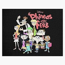 Call Me Is Phineas And Ferb The Group Logo Nice Gift For Fan Jigsaw Puzzle