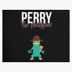 Retro Perry the Platypus Cool Gift Jigsaw Puzzle