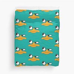 Perry The Platypus Duvet Cover
 Cleaned title: 
Perry the Platypus Duvet Cover