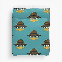 Perry The Platypus agent Graphic Duvet Cover