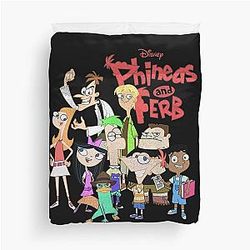 Ferb Group Duvet Cover