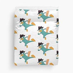 Perry the Platypus Duvet Cover