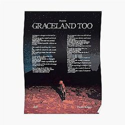 Phoebe Bridgers Posters - Graceland Too By Phoebe Bridgers Punisher Alternative Album Poster Poster RB2109