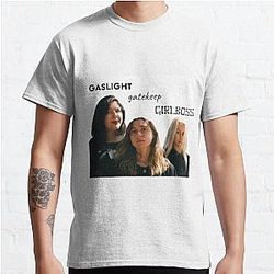 Phoebe Bridgers T-Shirts - Boygenius Gaslight Gatekeep Girlboss Classic T-Shirt RB2109