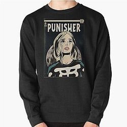 Phoebe Bridgers Sweatshirts - Phoebe Bridgers 2020 Comic Tour Punisher Cry Pullover Sweatshirt RB2109