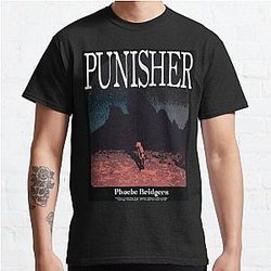 Phoebe Bridgers T-Shirts - Phoebe Bridgers Punisher Alternative Album Poster Classic T-Shirt RB2109