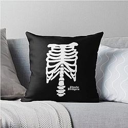 Phoebe Bridgers Pillows - Phoebe Bridgers Merch Skeleton Throw Pillow RB2109
