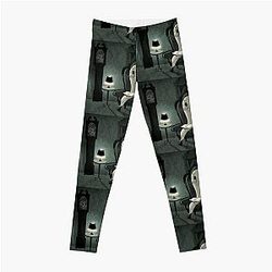 Phoebe Bridgers Leggings - #Phoebe Bridgers Ghost Reading Book Leggings RB2109