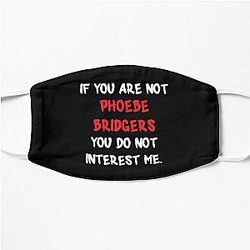 Phoebe Bridgers Face Masks - Phoebe Bridgers - If You Are Not Flat Mask RB2109