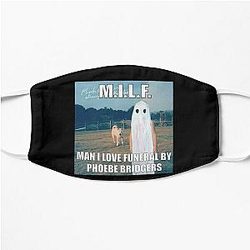 Phoebe Bridgers Face Masks - Man I Love Funeral By Phoebe Bridgers Flat Mask RB2109