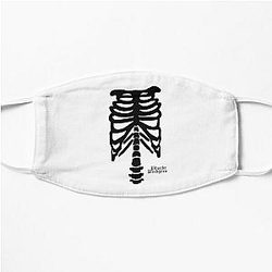 Phoebe Bridgers Face Masks - Phoebe Bridgers Merch Skeleton Flat Mask RB2109
