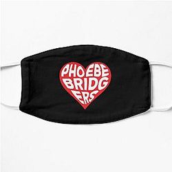 Phoebe Bridgers Face Masks - I Love Phoebe Bridgers Flat Mask RB2109