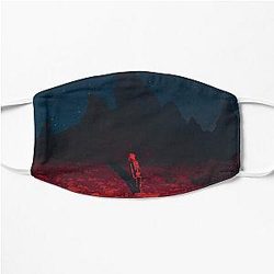 Phoebe Bridgers Face Masks - Phoebe Bridgers - Punisher - Album Cover Art Flat Mask RB2109