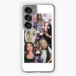 PinkPantheress image collage Samsung Galaxy Soft Case