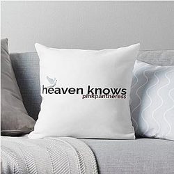 heaven knows - pinkpantheress Throw Pillow