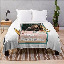 PinkPantheress Aesthetic - Boys a Liar - Barbiecore Throw Blanket