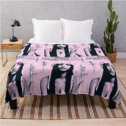 PINKPANTHERESS pink decal Throw Blanket