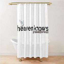 heaven knows - pinkpantheress Shower Curtain