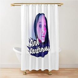 PinkPantheress Singer - Break it Off - Hyperpop Girl Shower Curtain