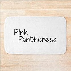 Pinkpantheress Merch Pinkpantheress Logo Bath Mat