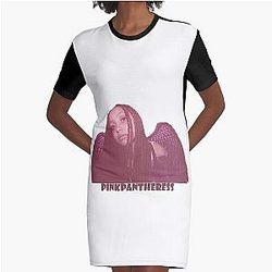 Pinkpantheress design Graphic T-Shirt Dress