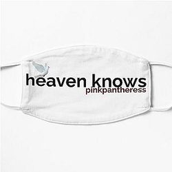 heaven knows - pinkpantheress Flat Mask