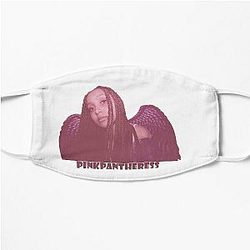 Pinkpantheress design Flat Mask