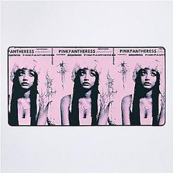 PINKPANTHERESS pink decal Desk Mat