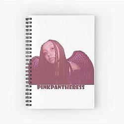 Pinkpantheress design Spiral Notebook