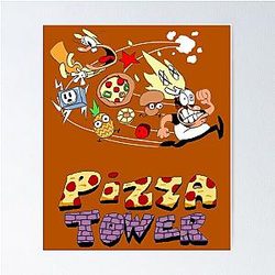 Pizza Tower Peppino Trans Poster