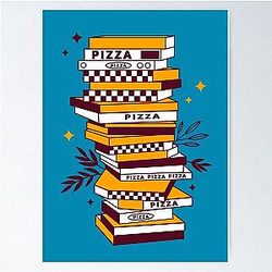 Pizza Tower for Pizza lovers Poster