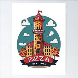 Pizza Tower - The Best A Pizza In A Town Poster