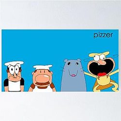 "WEEZING" Pizza Tower Poster