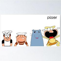 "WEEZING" Pizza Tower (No BG) Poster