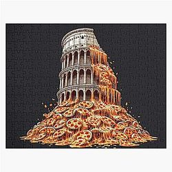 Pizza tower - for pizza lovers Jigsaw Puzzle