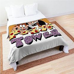 Pizza Tower Graphic Art Comforter