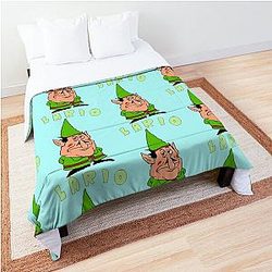 LARIO Pizza Tower Meme Comforter
