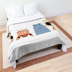 "WEEZING" Pizza Tower (No BG) Comforter