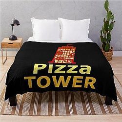 Pizza tower Throw Blanket