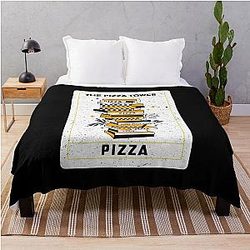 The Pizza Tower, Tarot And Pizza, Pizza Vintage Gothic Design Throw Blanket