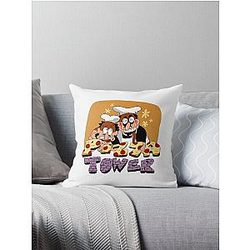 Pizza Tower Graphic Art Throw Pillow