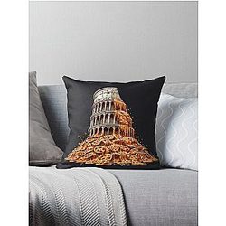 Pizza tower - for pizza lovers Throw Pillow