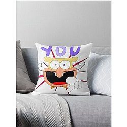 "YOU" Pizza Tower - Noise Throw Pillow