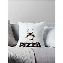 "AKIRA" Pizza Tower - Peppino Throw Pillow