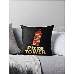 Pizza tower Throw Pillow