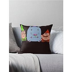 Lario (Pizza Tower Meme) Throw Pillow