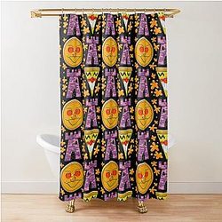 Pizza Tower cookies (pattern) Shower Curtain
