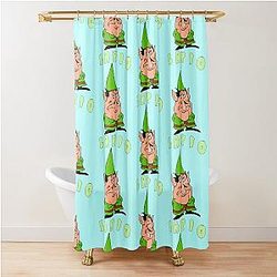 LARIO Pizza Tower Meme Shower Curtain