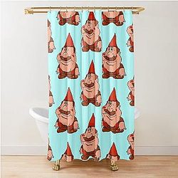 Lario 3 (Pizza Tower Meme) Shower Curtain