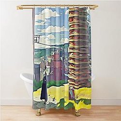 Pizza tower Shower Curtain